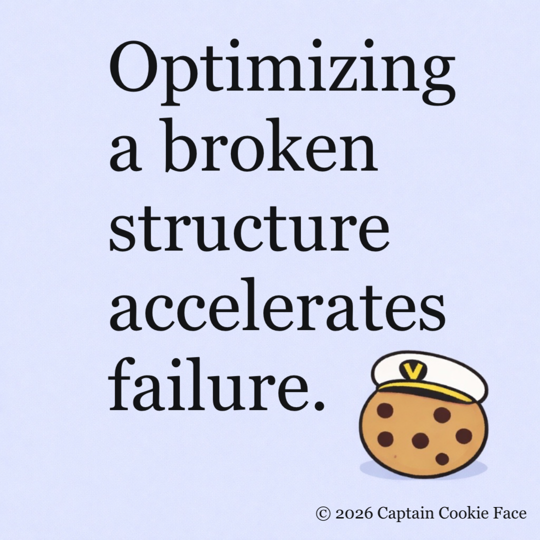 Structure Before Optimization